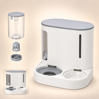 PetLune Duo™ Feeder & Water Station